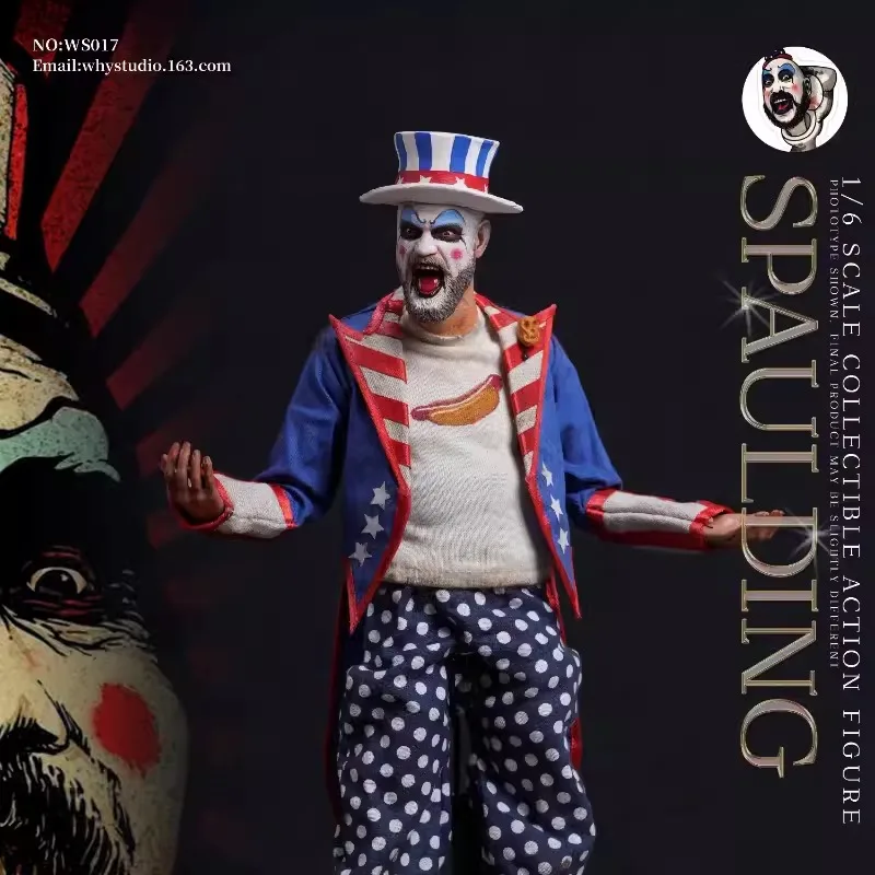 NEW IN STOCK WHY STUDIO WS017 1/6 Collectible Spaulding Cloth Action Figure Movie Mini Delicate 12″ Full Set Soldier Toy