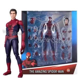 In Stock Mafex No.248 The Amazing Spider-Man 2 Action Figure Andrew Garfield Figure Anime Figure KO Model Collection Toys Gifts