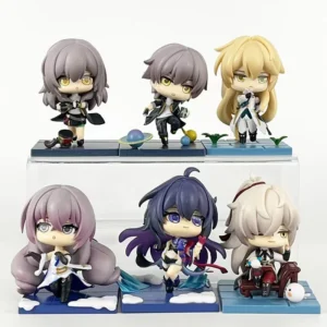 Game Honkai: Star Rail Figure Kawaii Stelle Caelus Figurine Cute Bronya Seele PVC Model Desktop Ornament Toys Kids Birthday GIft