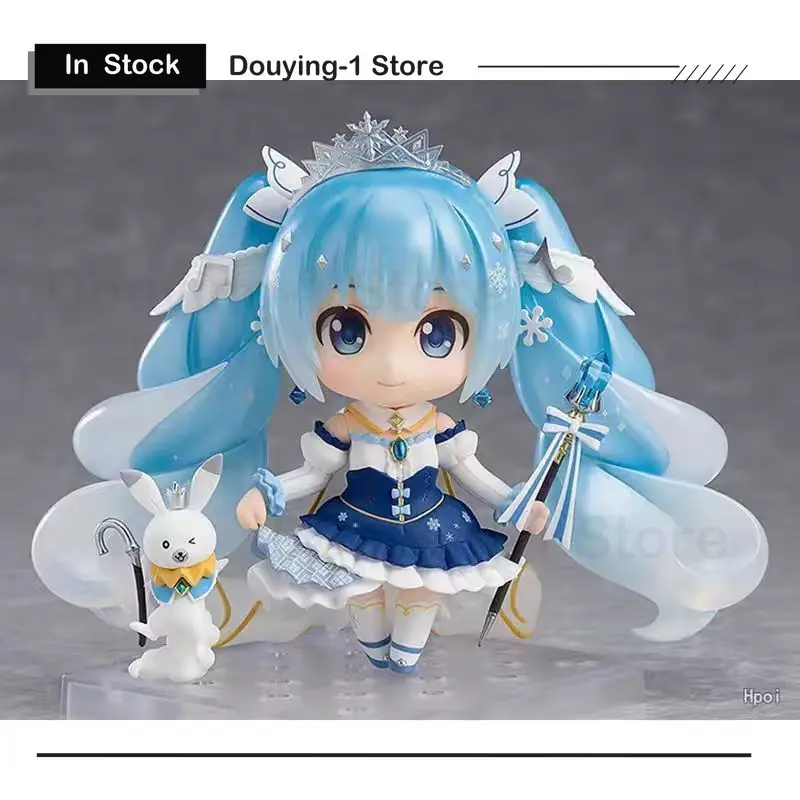 In Stock Original GSC Snow Miku 2019 10th Anniversary Snow Princess Ver. Brand New Genuine Action Figure Anime Model Toy Gift