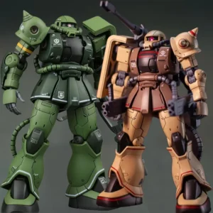 GTO Zaku Mass-Produced Char'S Custom Mobile Suit Mech Assembly Model Kits Action Figures Desktop Decoration Doll Boy Toy Gift