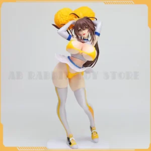 25cm Japanese Anime Sunshine Cheerleader Figure Sexy Girl Figurine Gk Statue Model Doll Collection Room Decora Desk Toys Gift