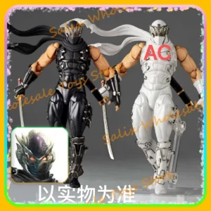 In Stock AC Toys The First Batch Ryu Revoltech 1/12 Amazing Yamaguchi White Ryu Hayabusa Ninja Gaiden Action Anime Figures Toy