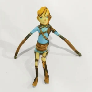 Anime Zelda Link Cosplay Plush Cotton Stuffed Doll Abstract Twistable Cotton Figure Decoration Toys Party Props Kids Gifts