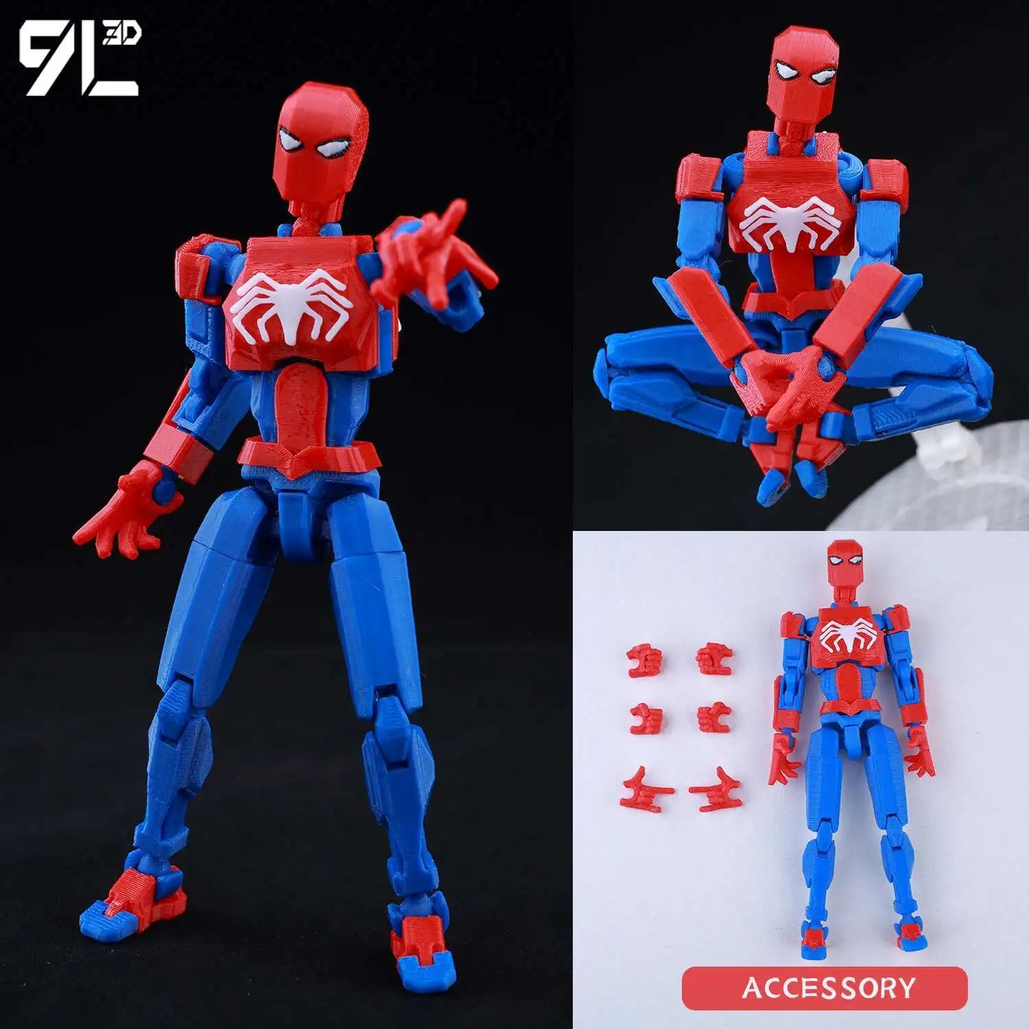 9L3D Printed Jujutsu Kaisen 3D Mini Figures, Satoru Gojo & Geto Suguru Action Model, Anime PVC Collectible Statue, Gift for Fans - Image 9