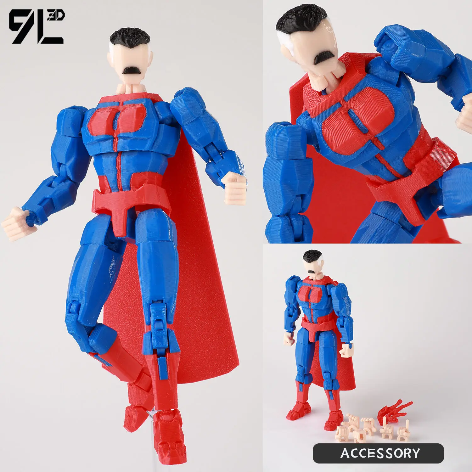 9L3D Printed Superheroes Invincible 2.0 Anime Multi-Jointed Shapeshift Toys Action Figures Mannequin Model Ornaments Gifts - Image 18