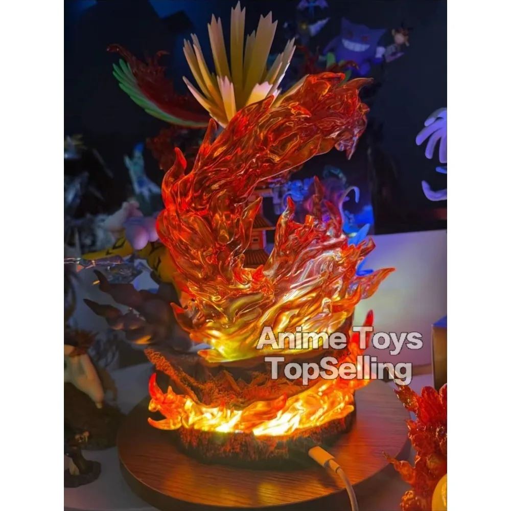 38cm/14.96in Anime Pokemon Figure Raikou/Suicune/Entei/Ho-Oh Action Figures Pvc Statue Collection Model Toys for Children Gifts - Image 6