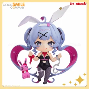 In Stock Original GSC Nendoron 2730 Hatsune Miku Rabbit Hole Q-Plant Humanoid Model Collection Toys