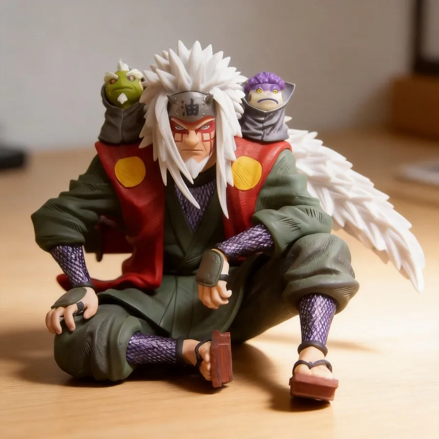 Naruto Jiraiya Figure Collectible 14cm Anime Decoration Desktop Ornament Gift for Fans Collection