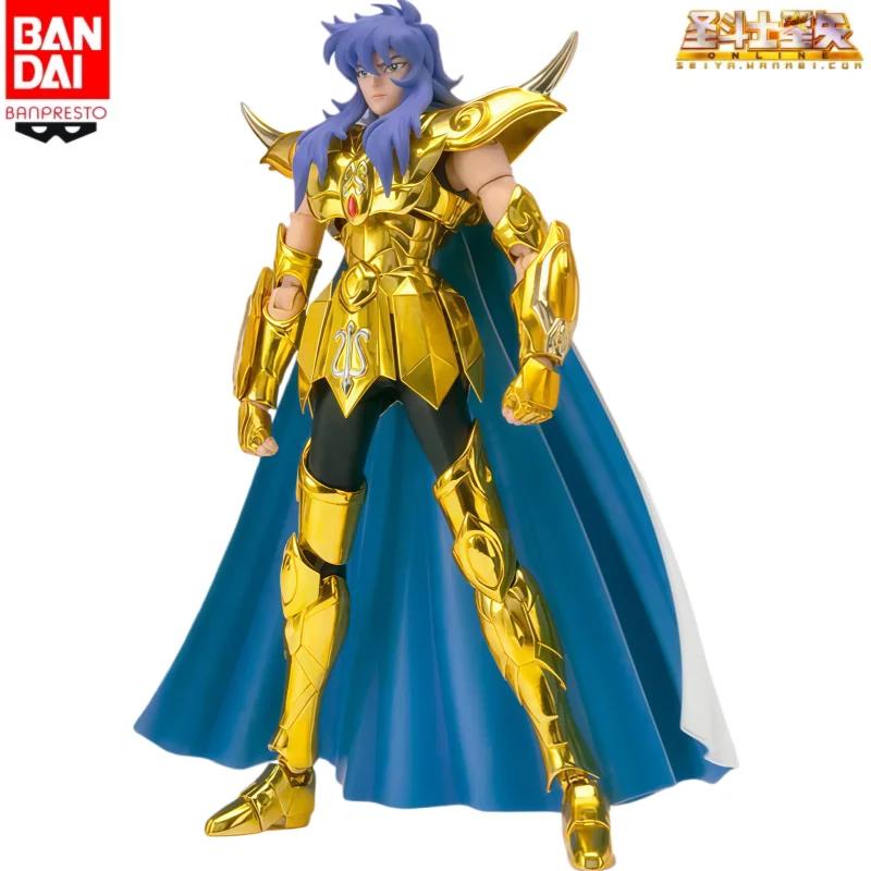 In Stock Bandai Original Banpresto Saint Seiya Milo Aioro Action Figure Model Doll Brand New Boxed Garage Ornaments Collectible