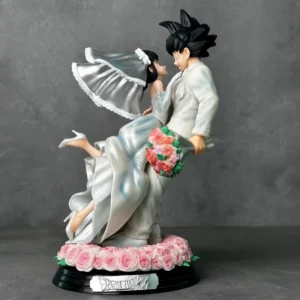 Dragon Ball Z Son Goku & Chichi Wedding Version 31cm Pvc Action Figure Collectible Model Toy Couple Statue Ornament Wedding Gift