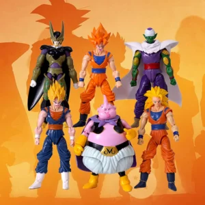 Dragon Ball Anime Son Goku Son Gohan Vegeta Frieza Super Saiyan Anime Action Figure Assembly Model Toys Gift