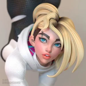 18cm Spider Gwen Figure Movie Role Gwen Action Figurine Collectible Toys Decoration Pvc Spider Girl Anime Figure Model Doll Gift