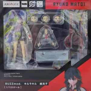 In Stock Aniplex Action Doll Buzzmod Kill La Kill Janpanese Anime Matoi Ryuuko 1/12 H Anime Action Model Figure Collect Gift Toy