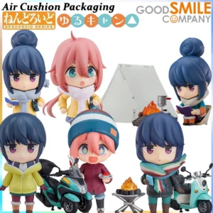 GSC Genuine Nendoroid Series Yuru Camp△Laid-Back Camp DX Ver Nadeshiko Kagamihara Rin Shima Motorcycle Action Figures Model Toys