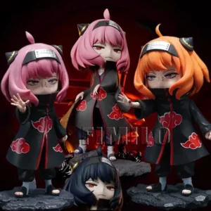 Spy×family Anya Forge Figures Anya Cos Uchiha Itachi and Pain Figurine Naruto Model PVC Cute Anime Collection Statue Toys Gifts