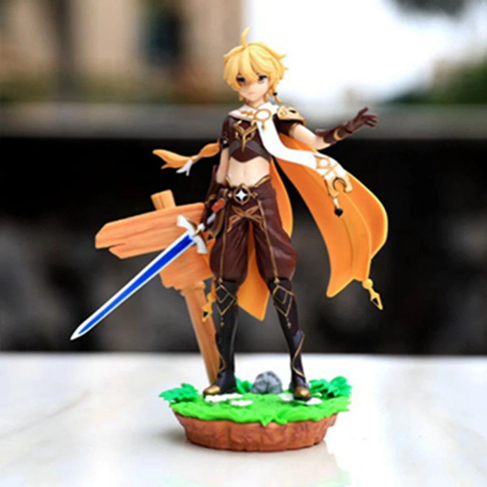 20cm Lumine Anime Game Figure Genshin Figure Barbara Aether Figurine Collectible Model Doll Toy Gift Action Figure PVC Boxed - Image 5