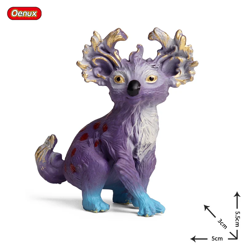 Oenux Beauty Fish Princess Mermaid Action Figures Model Elves Elf Pegasus Animal Figurines Doll Kid Toy Girl Gift Cake Toppers - Image 9