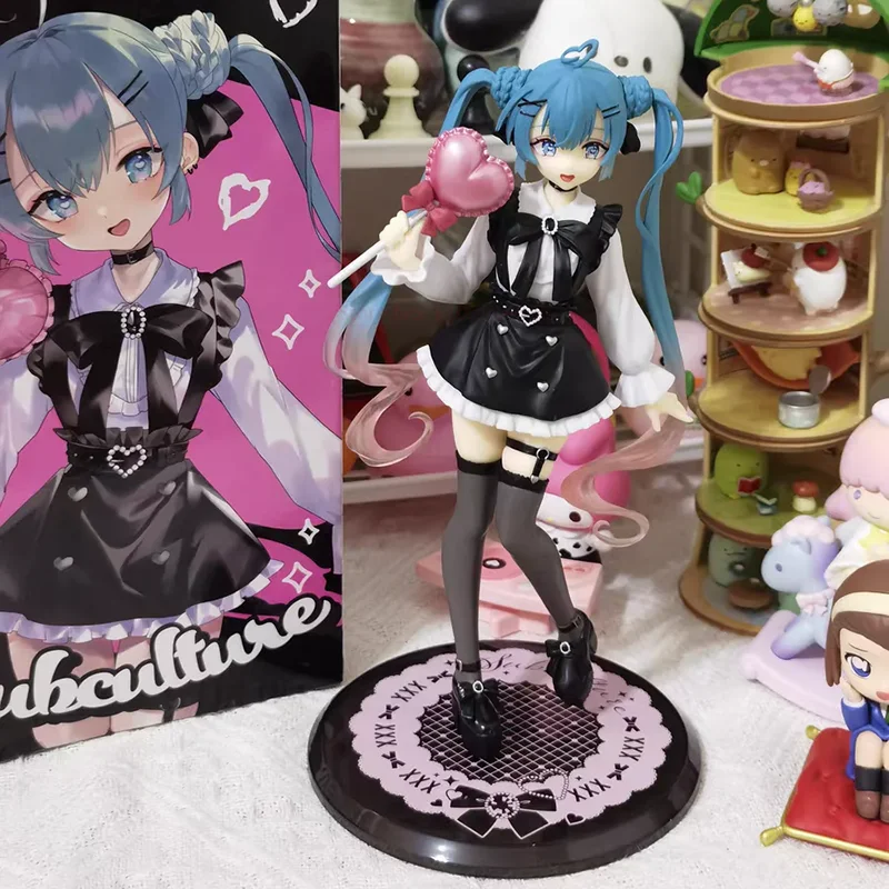 Cute-style Hatsune Miku Anime Figure Fashion Subclture Miku Action Figure Christmas Gift PVC Collection Model Doll Toys