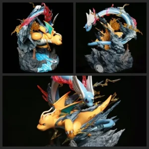 2026 New 30cm Dragonite Evolutionary Line PokéMon Animation Peripheral Gk Figure Luminous Decorations Ornaments Model Toy
