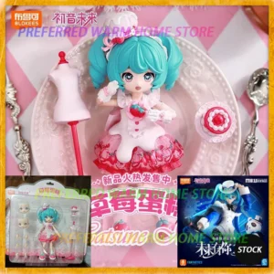 In Stock FANTASTICS HATSUNE MIKU Strawberry Cake WITH YOU 2025 SERENDIPITYEDITION Q Ver. VIVID ECHOES Movability Mooel Toys