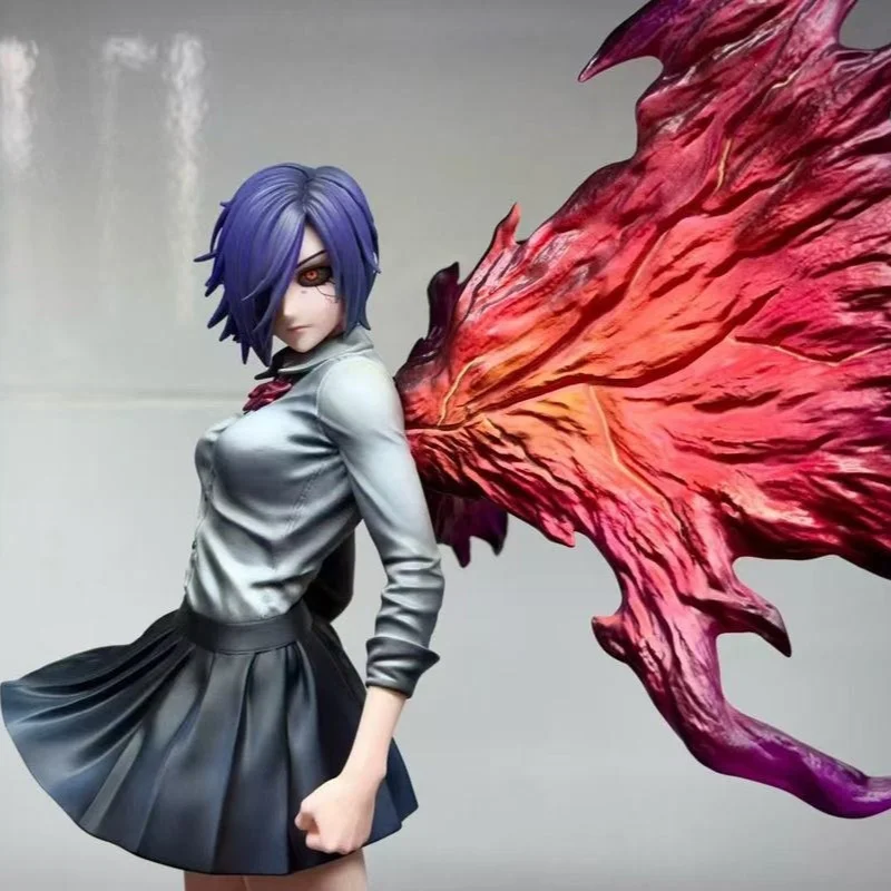 37CM GK Tokyo Ghoul Kirishima TÅka Double Headed Form Action Figures Anime Statue Desktop Ornament Girl Collectible Toys Gifts - Image 3