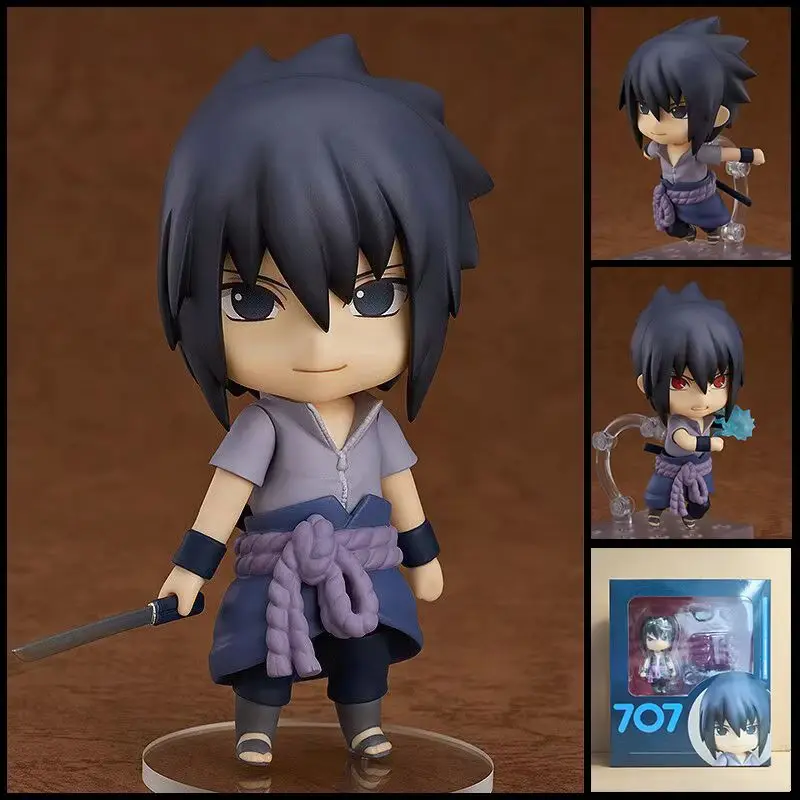 Naruto Animation Game Peripheral Toy Sasuke Itachi Kakashi Obito Sakura Madara Anime Action Movable Model Figures Collection Ntr
