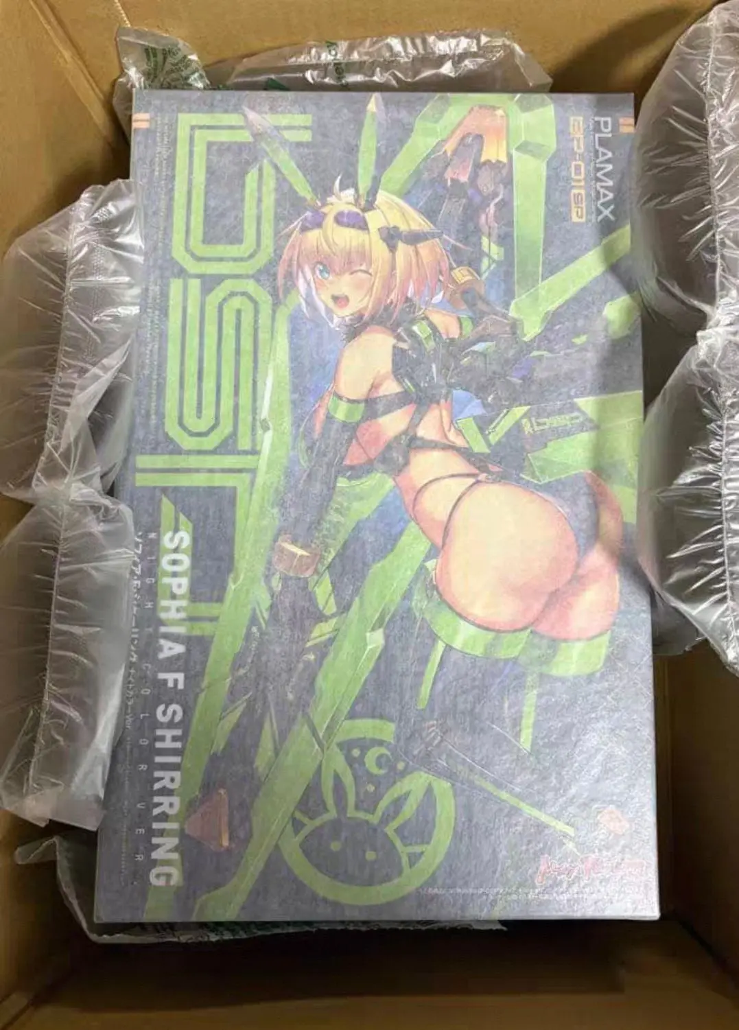Max Factory Original Bunny Suit Planning PLAMAX BP-01SP Sophia F Shirring Night Color Ver Action Figure Collectible Figure Gift