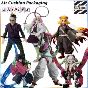 Aniplex Genuine BUZZmod Shinazugawa Genya Daki Tomioka Giyuu Kanroji Mitsuri Akaza Kyojuro Rengoku Action Figures Model Toys