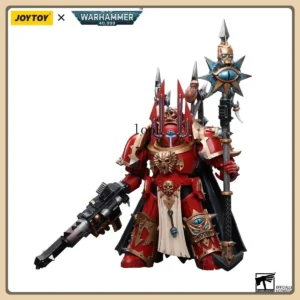 JOYTOY R 40k 1/18 Action Figures ChaosSpace Marines Crimson Slaughter Sorcerer Lord in Terminator Armour Mecha Action Robot