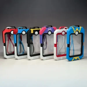 PTCG Pokemon Card Set Elf Ball Brick Pendant Storage Box Display Card Sleeve Card Storage Box TCG Trading Cards Collection Gift