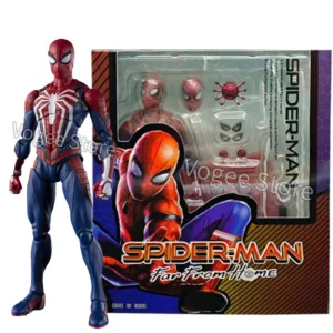 PS4 Spiderman Figure Avengers Spider Man Action Figures Upgrade Suit PS4 Game Edition Doll Hot Toys For Boys Gift 16cm