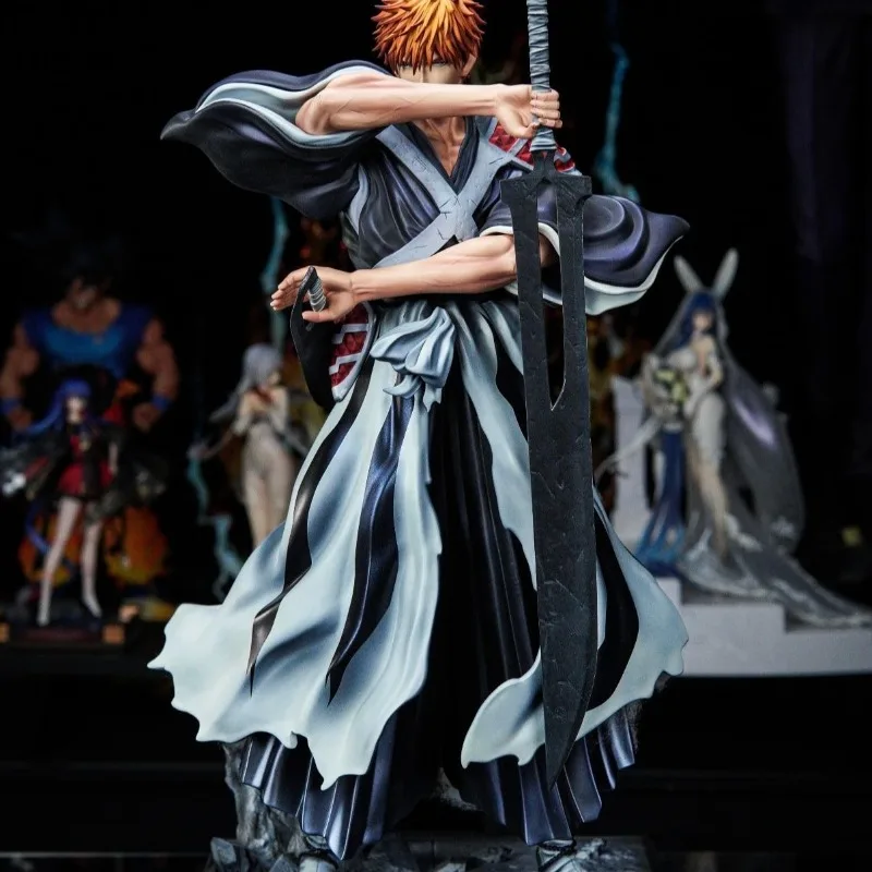 IN STOCK Kurosaki Ichigo Anime Figure BLEACH Figure 35cm PVC Model Toys Figurine Collection Ornament Gift Birthday Custom Statue