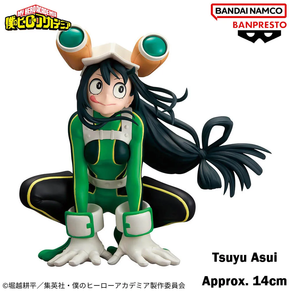 BANPRESTO My Hero Academia GLITTER &GLAMOURS 14cm Tsuyu Asui Anime Figure Action Figurine Collection Model Toys Holiday Gifts - Image 5