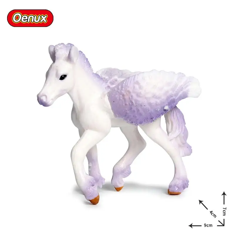 Oenux Beauty Fish Princess Mermaid Action Figures Model Elves Elf Pegasus Animal Figurines Doll Kid Toy Girl Gift Cake Toppers - Image 18