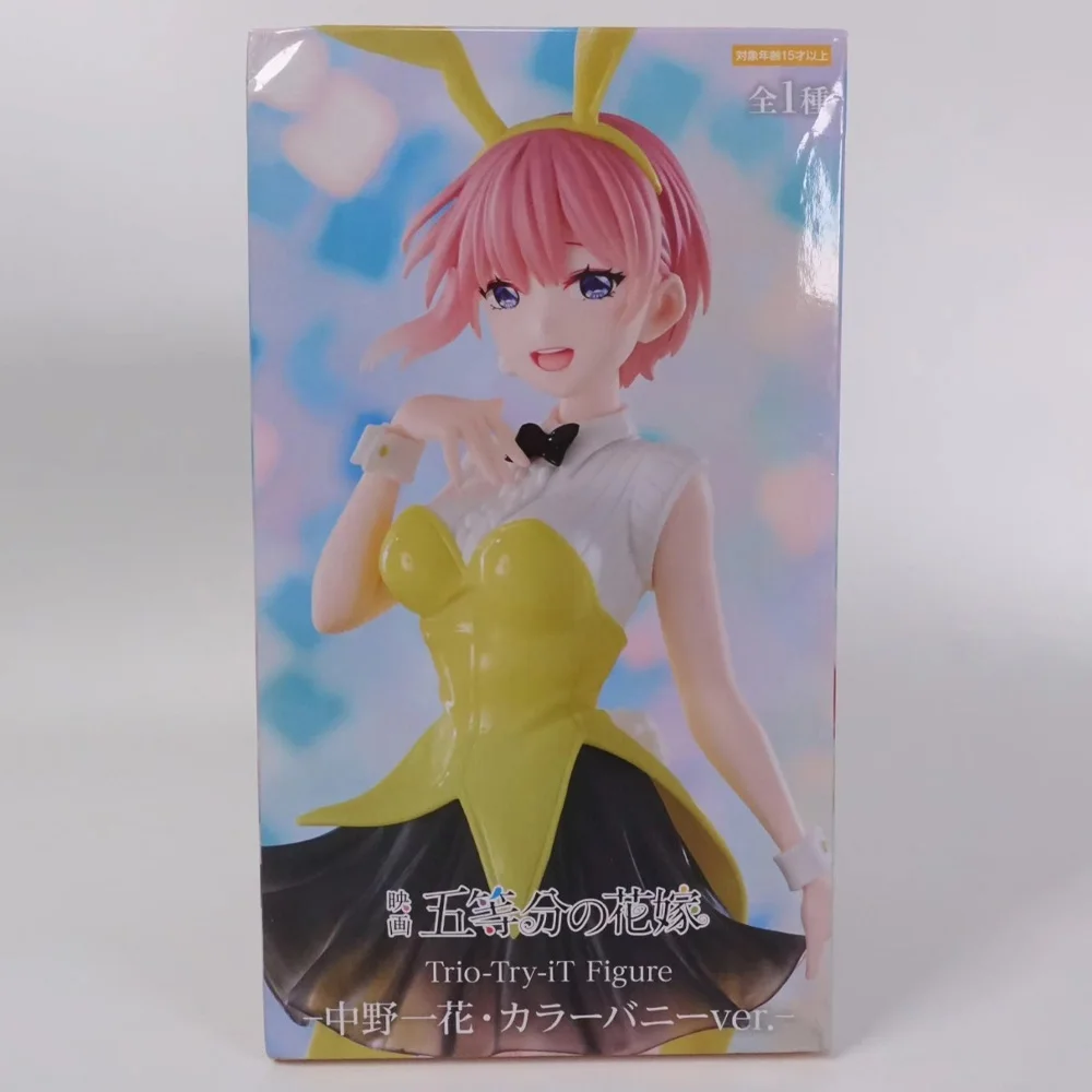 In Stock FuRyu Original Genuine Trio-Try-iT Figure Anime The Quintessential Quintuplets Nakano Ichika Bunny 24cm Model Toys Gift