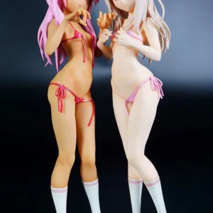 1/7 AMAKUNI Hobby JAPAN Figure Fate/Kaleid liner Illyasviel von Einzbern Chloe von Einzbern Anime Girl PVC Figure Toy Model Doll