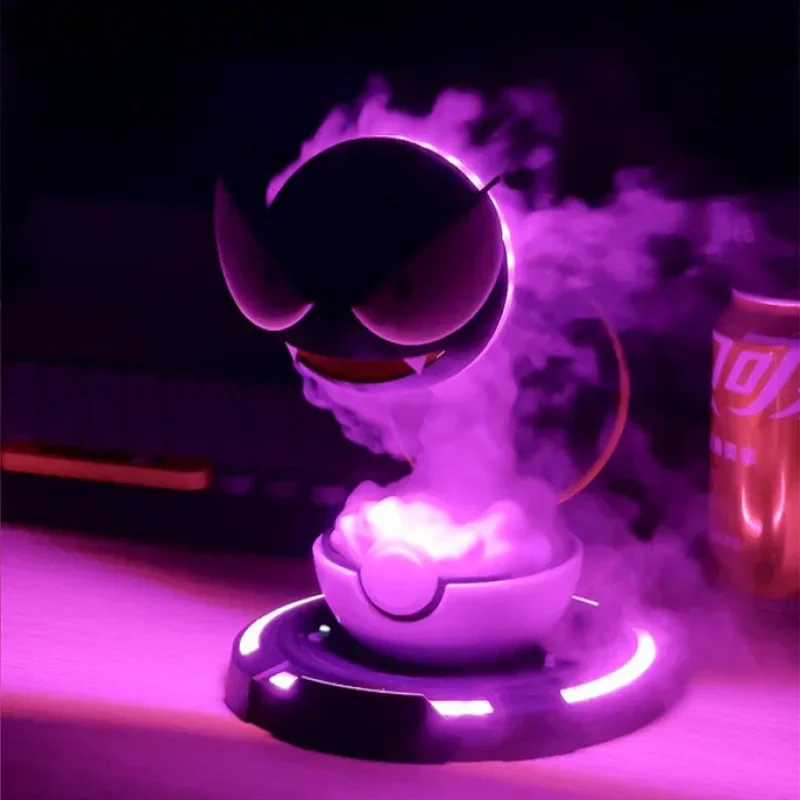 Pokemon Gastly Usb Air Humidifier Anime Water Mist Aromatherapy Diffuser Desktop Humidifier Creative Atmosphere Lighting Gifts