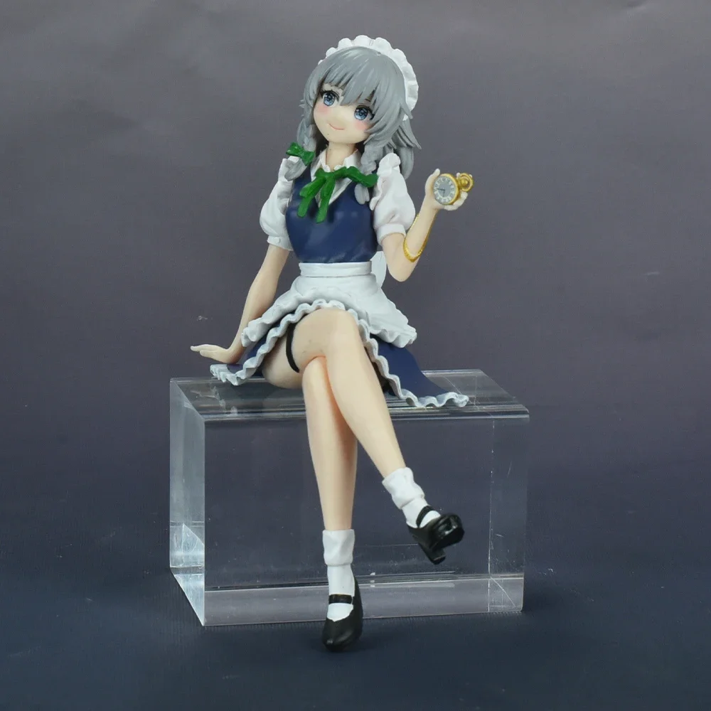 16CM Touhou Project Anime Figure Izayoi Sakuya PVC Action Figure Collectible Model Toys Kid Gift Cartoon Ornaments Doll - Image 4