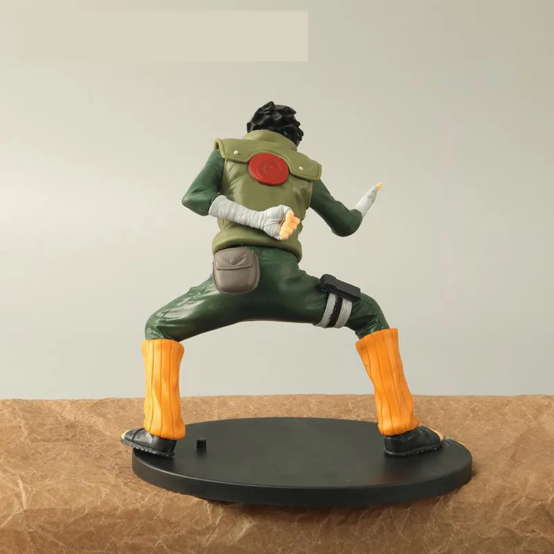 16cm Naruto Anime Figure Rock Lee Hyuuga Hinata Roubu Double Lion Fist Fighting Action Figure Collection Model Doll toys hobbie - Image 4