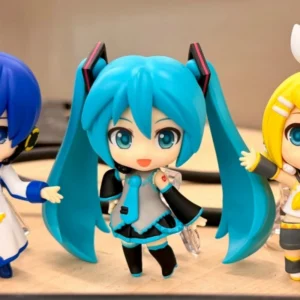 Original Spot GSC Nendoroid Hatsune Miku Kaito Megurine Luka Kagamine Rin Len Meiko Anime Clay Figure Collectible Model Toys