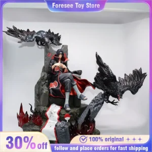 In Stock 35cm Anime Naruto Uchiha Itachi GK Figurines PVC Action Figure Desk Decor Statue Collection Model Kids Toys Doll Gifts