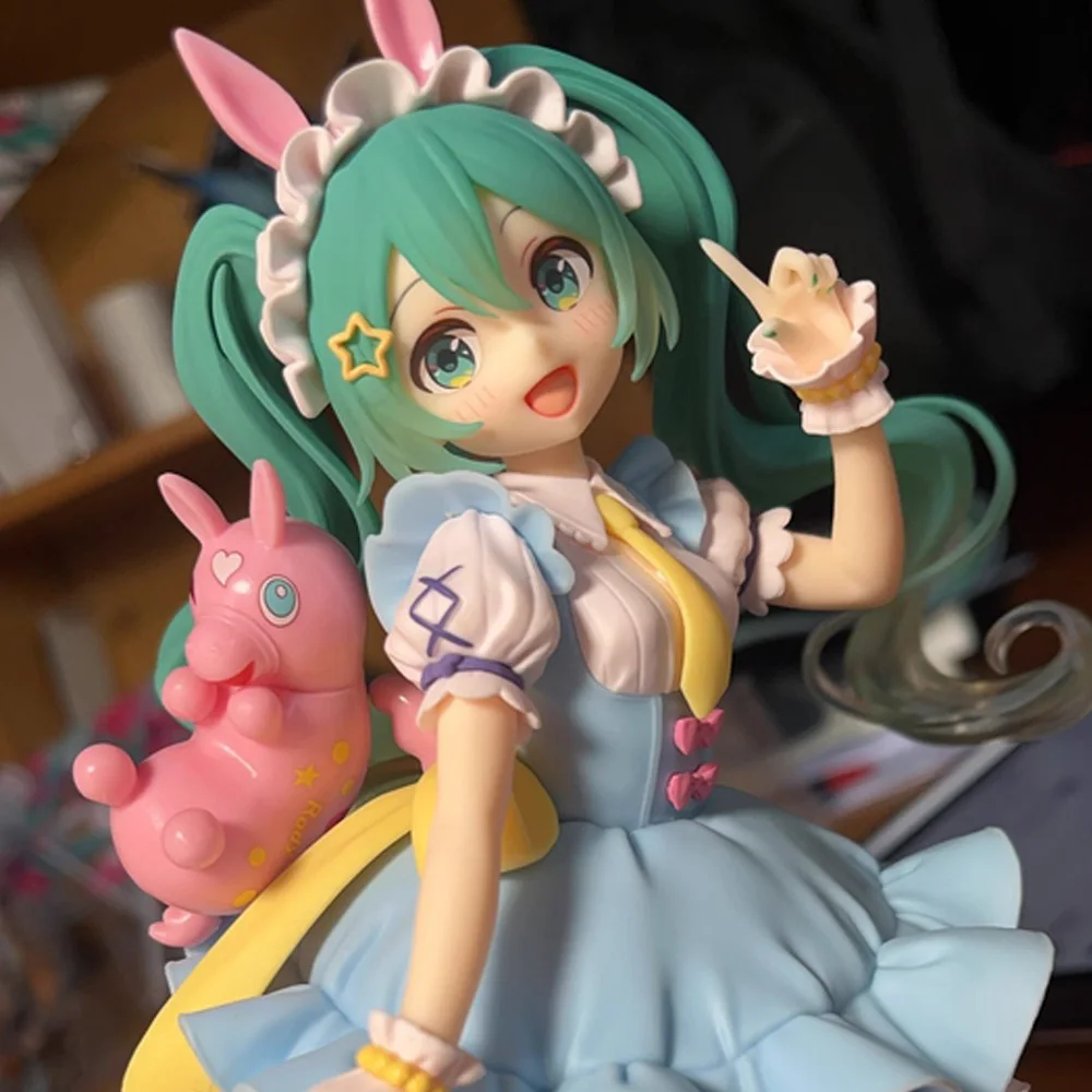 Original Genuine Model Hatsune Miku x Rody 20cm AMP Fairy Tale Figure Anime Figurine Collections Toys Gifts Wholesale