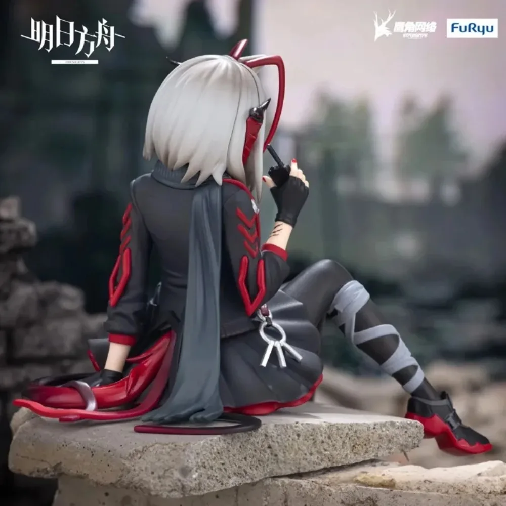 In Stock FuRyu Original Genuine Anime Game Arknights WiĆĄ'adel W Noodle Stopper Figure 12cm Collections Model Toy Figures Gift - Image 3