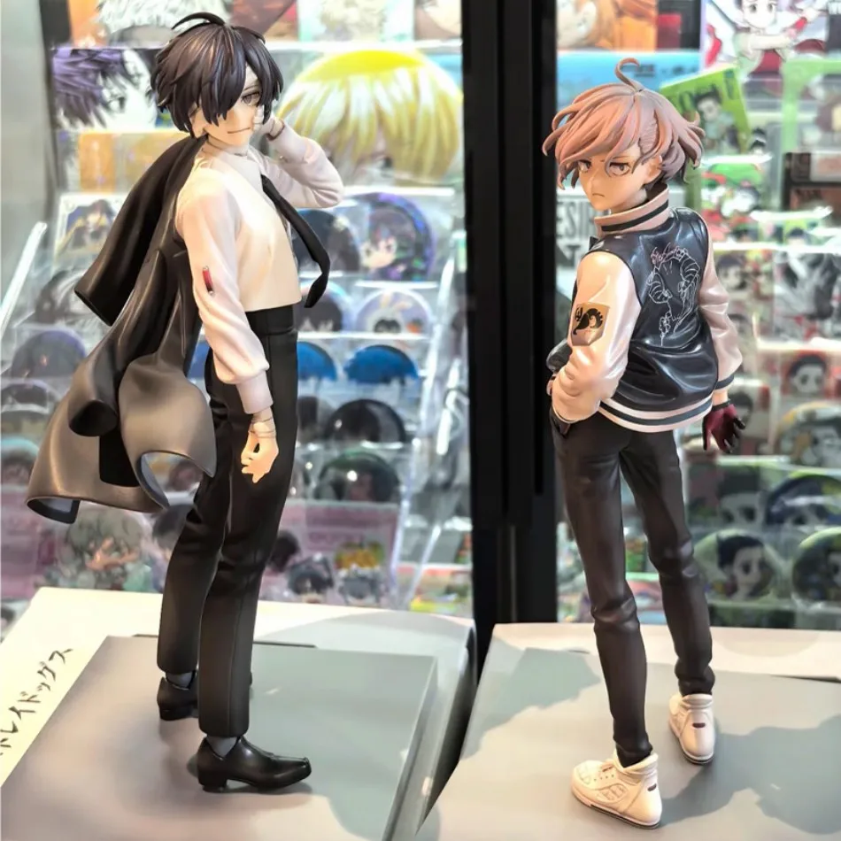 22cm bungou dogs vagrants anime figure youth dazai osamu action figure nakahara chuuya statuette pvc collection model doll toys