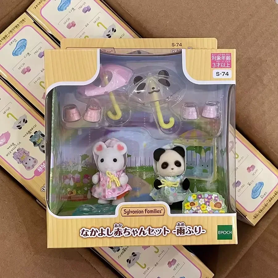 On Sale Sylvanian Family Anime Figure Baby Doll Toy Sylvanian Families Ternurines Kawaii Model Toy Room Collection Girls Gifts - Image 14