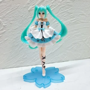 HotAnime Hatsune Miku X Cinnamoroll Figure Anime Peripheral Collectible Models Decorative Decorations Children Kawaii Gift