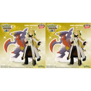 In Stock [Genuine] Original Bandai Banpresto Pokemon Masters EX Panel Spectacle Garchomp Cynthia Figure Model Doll Collector Toy