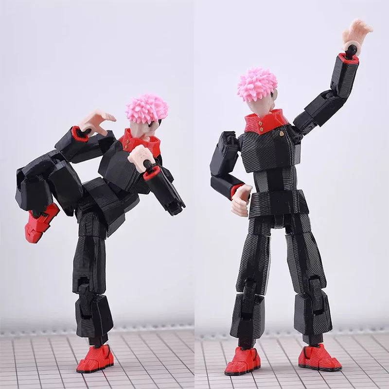 9L3D Printed Lucky Dummy 13 Jujutsu Kaisen Gojo Satoru Toji Yuji Sukuna Anime Action Figures Mannequin Yuuta Rika Model T13 Toys
