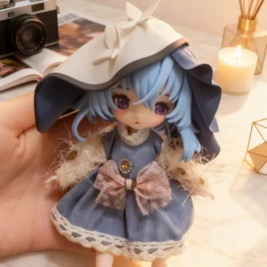 Anime Wuthering Waves Phrolova The Shorekeeper Carlotta Cosplay figure Handmade Figurine Cartoon Puppet Joints Movable Xmas Gift